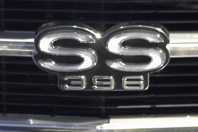 The chevrolet s2 emblem on the grille of a car.